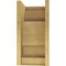 Ekena Millwork 12"W x 12"D x 24"H Wide Alma Rough Cedar Woodgrain TimberThane Corbel, Primed Tan CORUR12X12X24ALMRCPR - alternate 6
